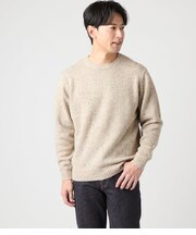 ネップ クルーネックプルオーバーニット