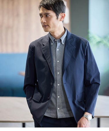 【ストレッチ】Light Weight Nylon モジュラージャケット(セットアップ対応)