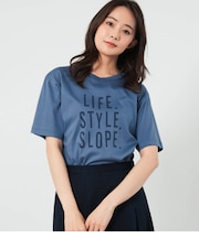 【滑らかな肌触り・着回し】LETTERING グラフィックTシャツ