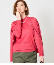 【手洗い可能】キャッシュウール クルーネックカーディガン