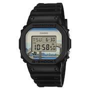 【G-SHOCK】 葛飾北斎 富嶽三十六景 「深川万年橋下」 DW-5600KHFM25-1JR クォーツ メンズ
