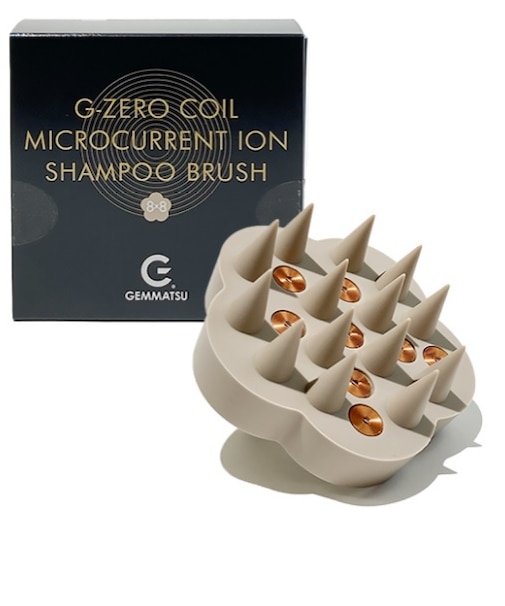 【G-ZERO COIL】 マイクロカレント イオンシャンプーブラシ