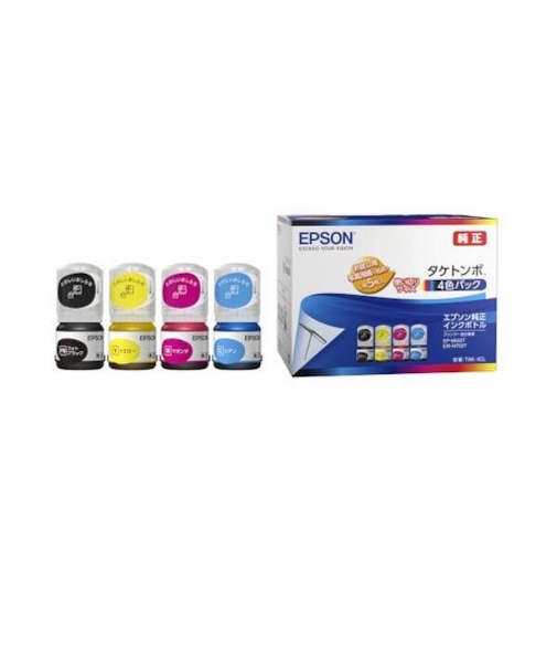 エプソン/EPSON/純正インクボトル タケトンボ 4色パック/  TAK-4CL