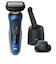 BRAUN/メンズシェーバー シリーズ6　3枚刃 洗浄器付き ブルー/62B7200CC