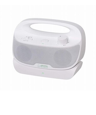オーディオテクニカ お手元テレビ用スピーカー MIMIO SOUND MOVE はっきり音機能 かんたん操作 音声ガイダンス機能 ホワイト ATMM-SP780TV-WH