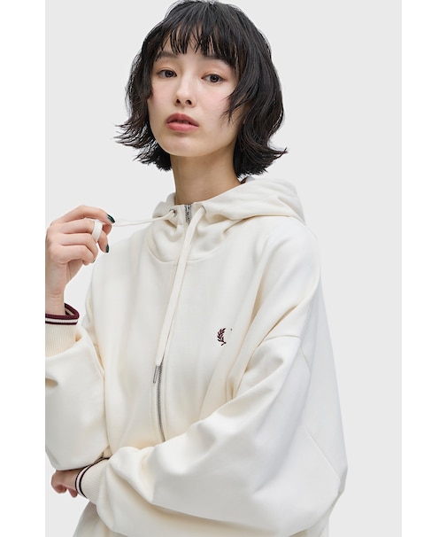Tipped Hooded Sweatshirt - G2164