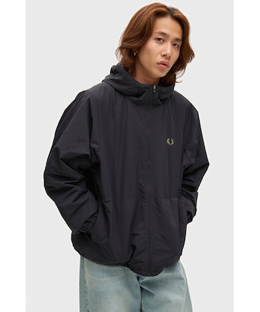 Oversized Hooded Shell Jacket - J3311