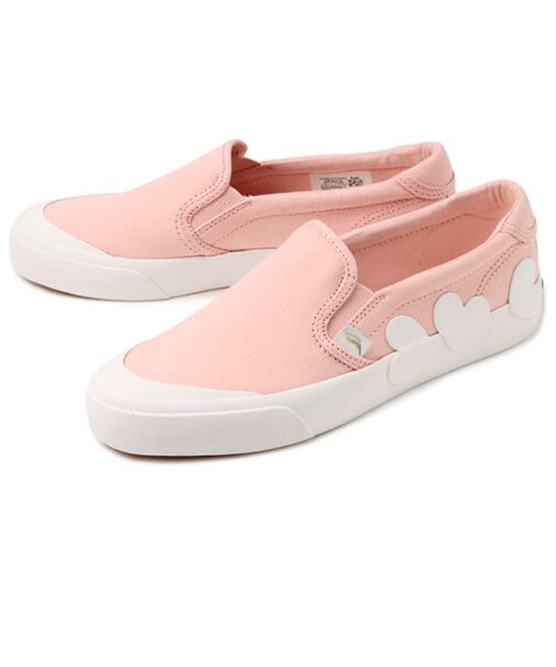 【SALE】Keds x Kate Spade ケッズ ケイトスペード CREW KICK SLIP KS CVS(クルーキック スリッポン KS キャンバス) WF65105 ピンク