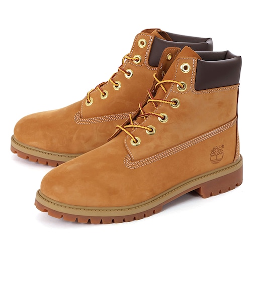 Timberland ティンバーランド JUNIOR 6inch PREMIUM WATERPROOF BOOT(ジュニア 6インチ プレミアム ウォータープルーフ ブーツ) 12909 ウィートヌバック