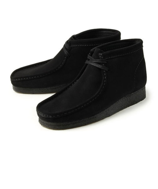 Clarks Originals クラークス オリジナルズ WALLABEE BOOT(ワラビーブーツ) 26155517 ブラックスエード