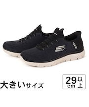 大きいサイズ【29cm 30cm 31cm】SKECHERS スケッチャーズ SLIP-INS SUMMITS KEY PACE スリップインズ サミッツ キーペース 232469W BLK ブラック