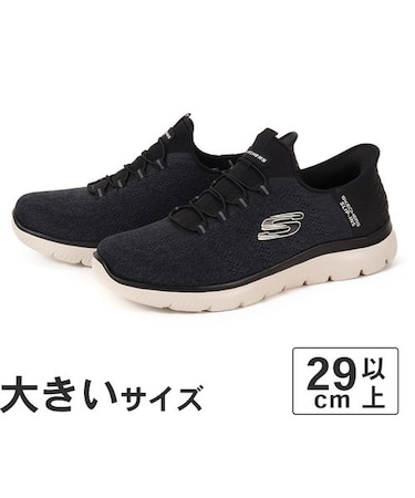 大きいサイズ【29cm 30cm 31cm】SKECHERS スケッチャーズ SLIP-INS SUMMITS KEY PACE スリップインズ サミッツ キーペース 232469W BLK ブラック