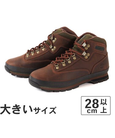 大きいサイズ【28cm 29cm】Timberland ティンバーランド EURO HIKER LEATHER ユーロ ハイカー レザー 95100-214 ブラウン