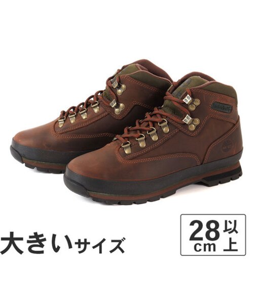 大きいサイズ【28cm 29cm】Timberland ティンバーランド EURO HIKER LEATHER ユーロ ハイカー レザー 95100-214 ブラウン