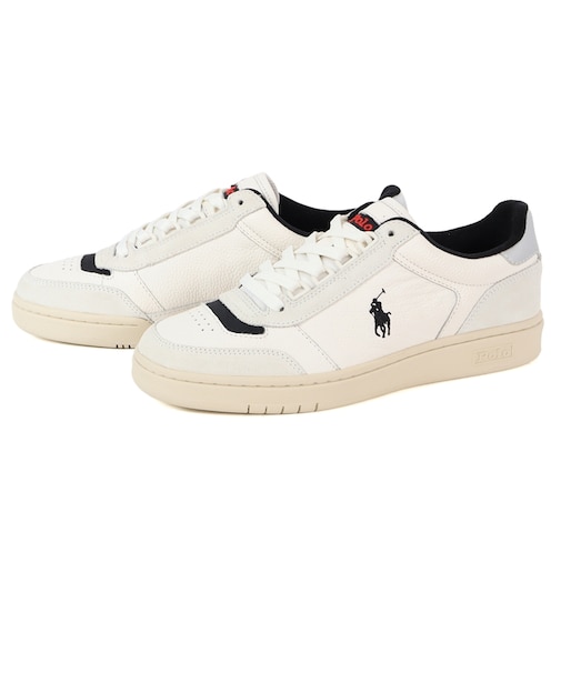 POLO RALPH LAUREN ポロラルフローレン POLO COURT SPORT ポロコートスポーツ クリーム/ブラック/レッド
