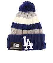 【キッズ・ユースサイズ】NEW ERA ニューエラ ポンポンニット帽 ロサンゼルス ドジャース 60536306 ロイヤル 海外限定 日本未発売