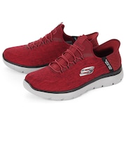 SKECHERS スケッチャーズ SLIP-INS スリップインズ サミッツ キーペース 232469W RDBK レッド/ブラック