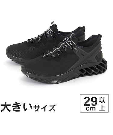 大きいサイズ【29cm 30cm 31cm】NAUTICA ノーティカ WANDAL CG8536 ブラック