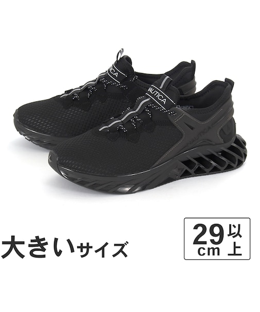 大きいサイズ【29cm 30cm 31cm】NAUTICA ノーティカ WANDAL CG8536 ブラック