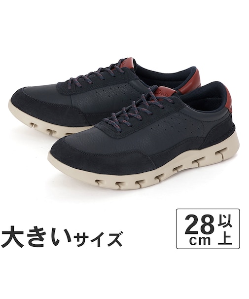 大きいサイズ【28cm~30cm】Clarks クラークス NATURE X ONE ネイチャー X ワン 26176762 ネイビーレザー
