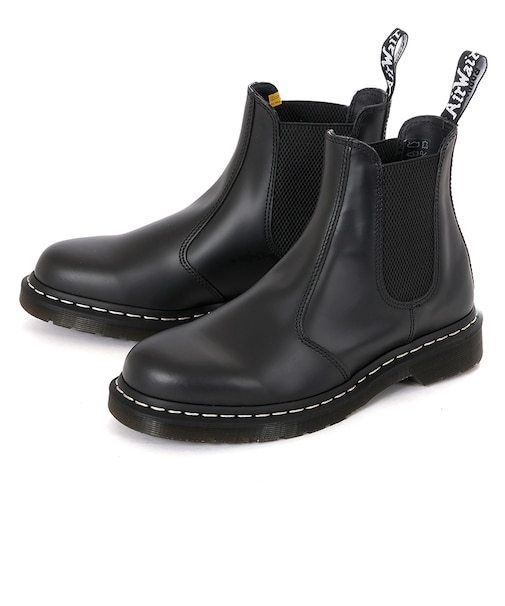 Dr.Martens ドクターマーチン 2976 WS 2976 ホワイトステッチ チェルシーブーツ 26257001 ブラック