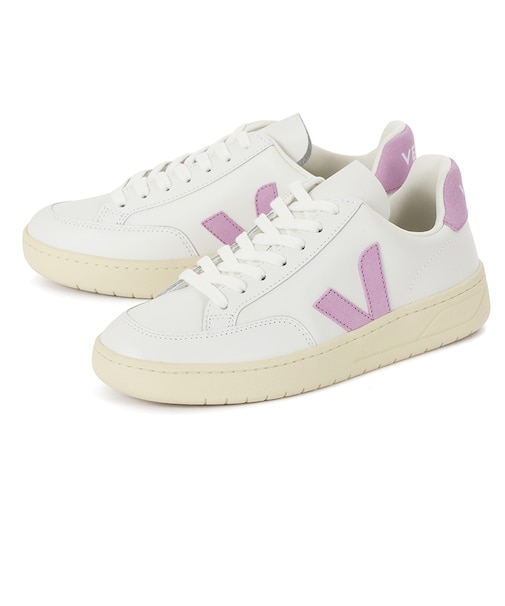 VEJA ヴェジャ V-12 LEATHER VJXD020494 ホワイト/オーキッド
