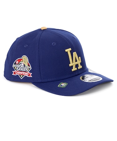 【海外限定 日本未発売】ドジャース キャップ 帽子 NEW ERA ニューエラ 2025 ゴールドコレクション 9SEVENTY ストレッチスナップ Los Angeles Dodgers ロイヤル