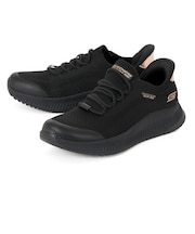 SKECHERS スケッチャーズ SLIP-INS スリップインズ ボブス スクワッド 4 ダイアー ステップ 117743 BBK OFWT