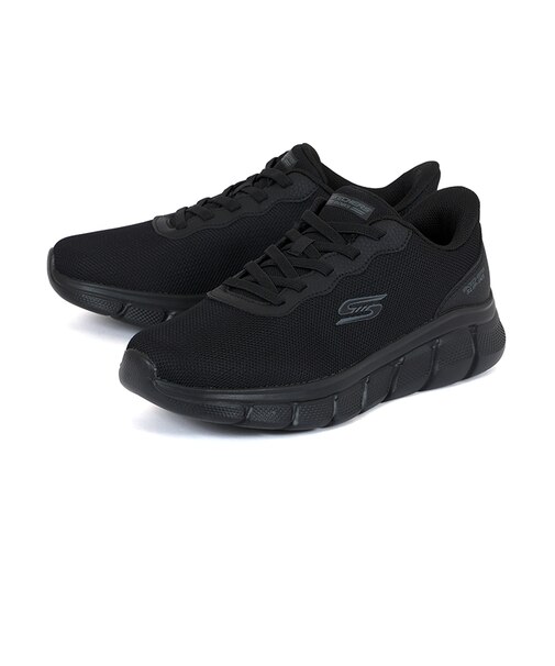 SKECHERS スケッチャーズ SLIP-INS BOBS B FLEX GLACIAL EDGE スリップインズ ボブス B フレックス グレイシャル エッジ 118113-BBK ブラック