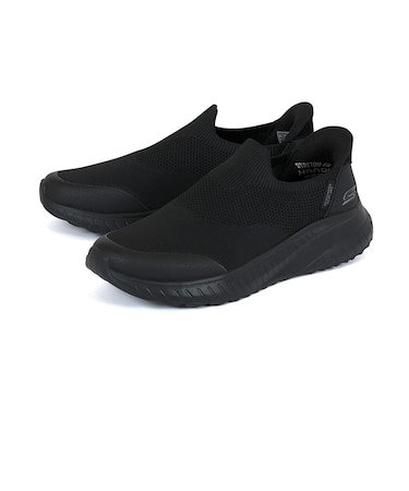 SKECHERS スケッチャーズ SLIP-INS BOBS SQUAD CHAOS SMOOTH STROL スリップインズ ボブス スクワッド カオス スムース ストロール 118038-BBK ブラック