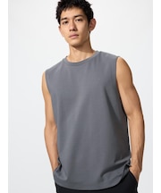 エアリズムコットンノースリーブTシャツ