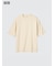 エアリズムコットンオーバーサイズTシャツ/5分袖