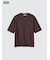 エアリズムコットンオーバーサイズTシャツ/5分袖