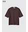 エアリズムコットンオーバーサイズTシャツ/5分袖