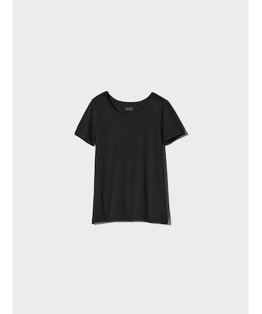 ヒートテックUネックTシャツ