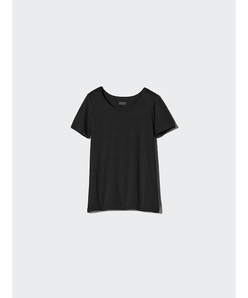 ヒートテックUネックTシャツ