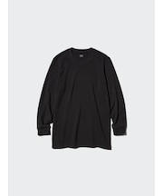 極暖ヒートテックコットンクルーネックT/9分袖