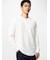 ワッフルヘンリーネックTシャツ