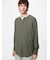 ワッフルヘンリーネックTシャツ