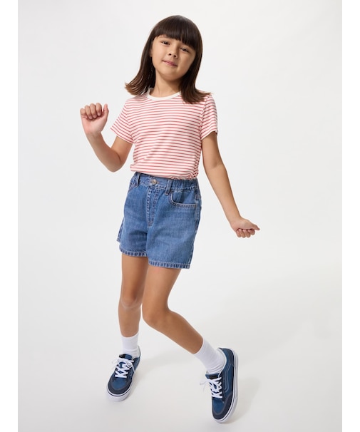 GIRLS デニムショートパンツ