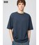 エアリズムコットンオーバーサイズボーダーTシャツ