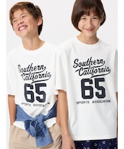 エアリズムコットングラフィッククルーネックTシャツ