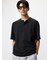 ドライワッフルヘンリーネックTシャツ
