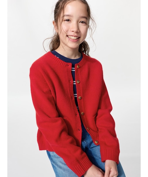 GIRLS スフレヤーンカーディガン