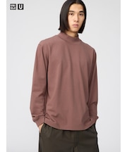 モックネックTシャツ