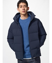 シームレスダウンパーカ