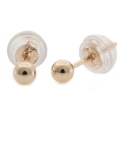 【新品】 K18PG ピアス 丸玉 3mm ボール 18金 K18ピンクゴールド ピンクゴールド レディース