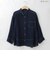 【洗える】コットンシアーデニムシャツ  [71213630]natural mist