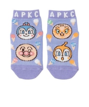 アイス柄メッシュショートソックス