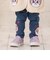アップリケレギンスパンツ